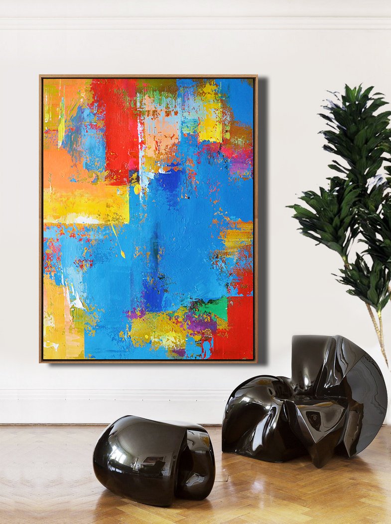 Palette Knife Contemporary Art #L1B - Click Image to Close